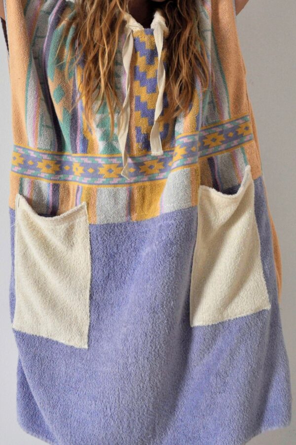 peaches and cream towel poncho front